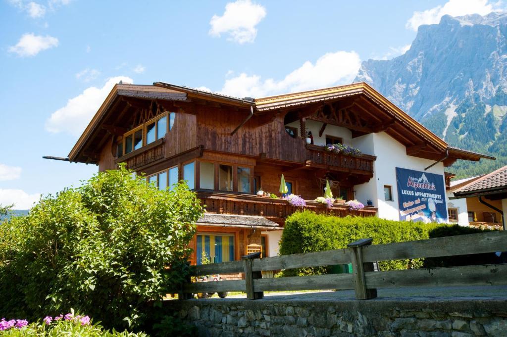 Haus Alpenblick Aparthotel Ehrwald Exterior foto